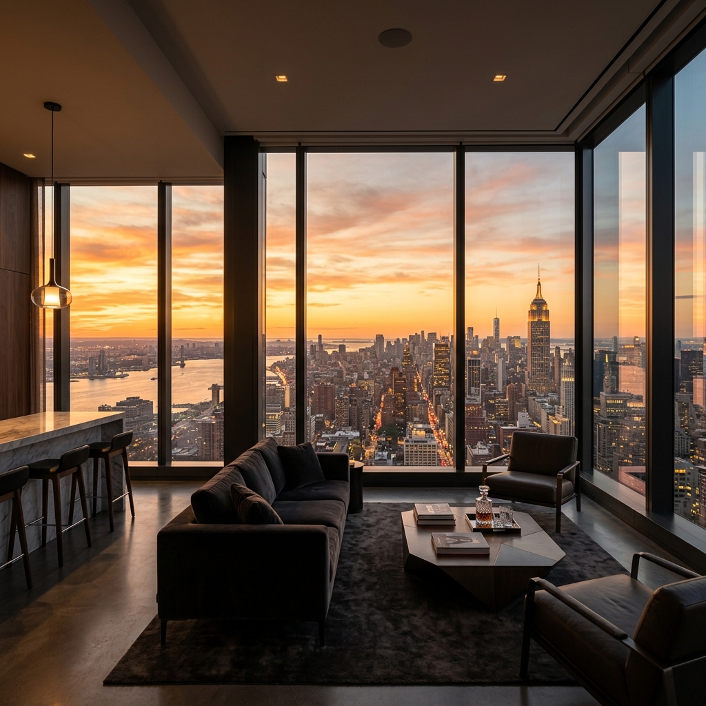 La Cúspide — Penthouse con vista panorámica de la ciudad